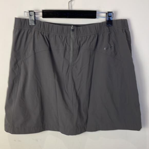 WOOLRICH Gray Taupe Athletic Skort - Size L - Picture 2 of 9